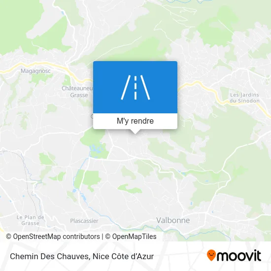 Chemin Des Chauves plan