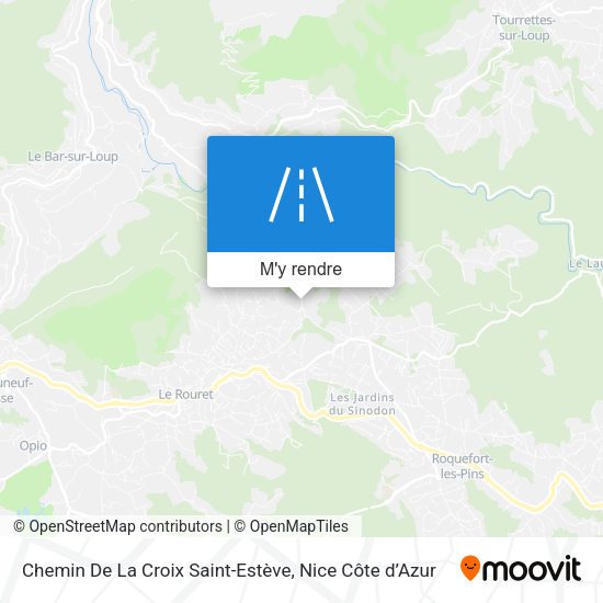 Chemin De La Croix Saint-Estève plan