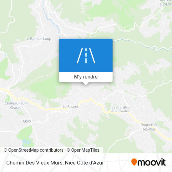 Chemin Des Vieux Murs plan