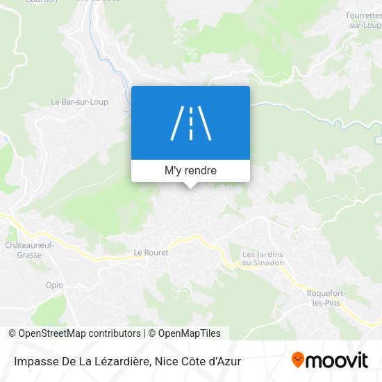 Impasse De La Lézardière plan