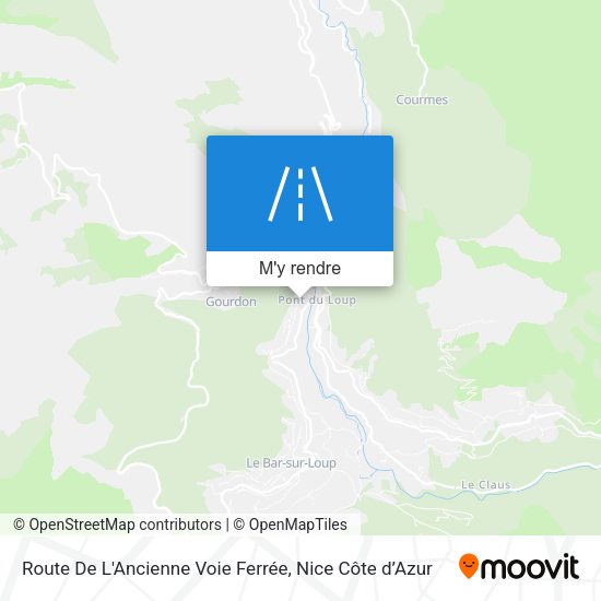 Route De L'Ancienne Voie Ferrée plan