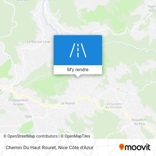 Chemin Du Haut Rouret plan