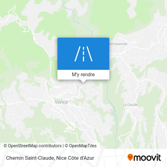 Chemin Saint-Claude plan