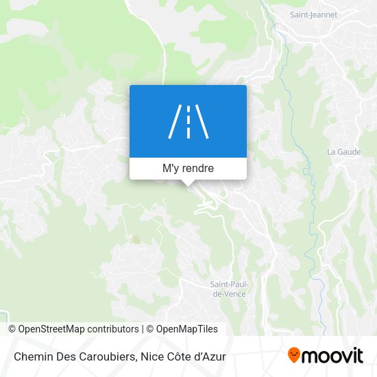 Chemin Des Caroubiers plan