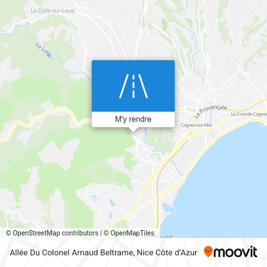 Allée Du Colonel Arnaud Beltrame plan