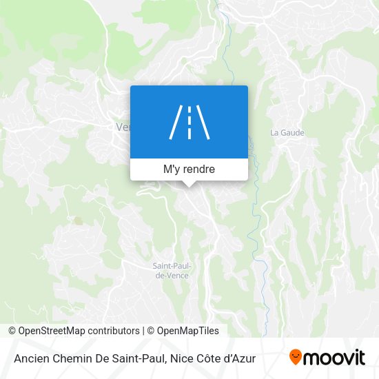 Ancien Chemin De Saint-Paul plan