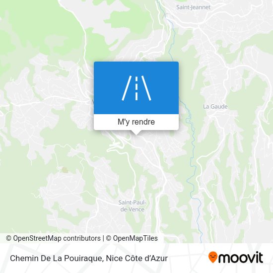 Chemin De La Pouiraque plan