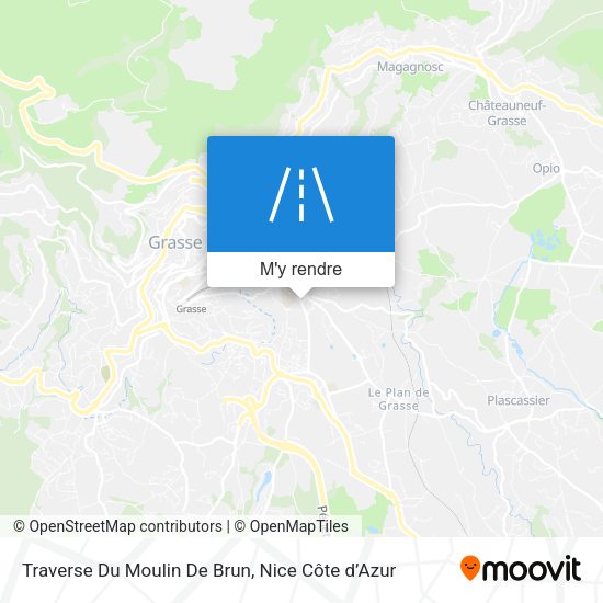 Traverse Du Moulin De Brun plan