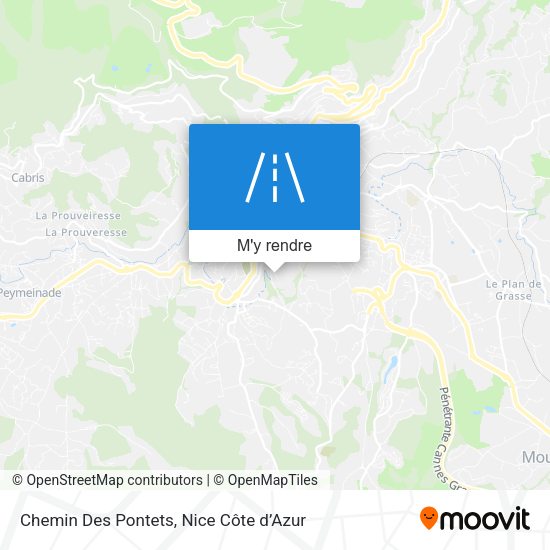 Chemin Des Pontets plan