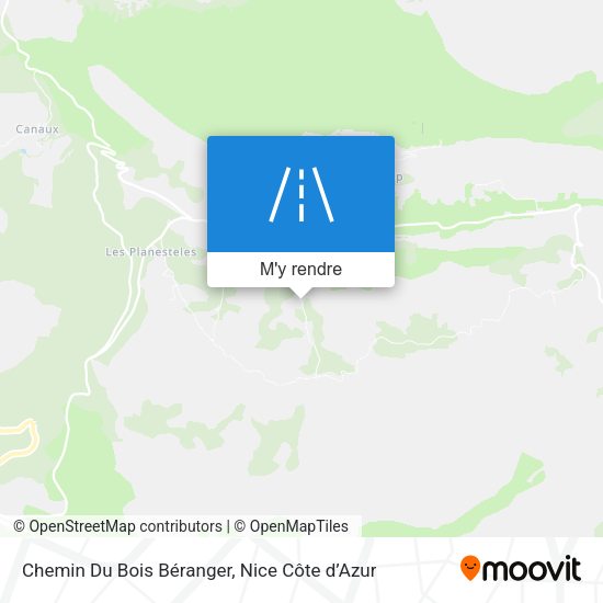 Chemin Du Bois Béranger plan