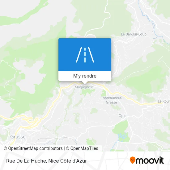 Rue De La Huche plan