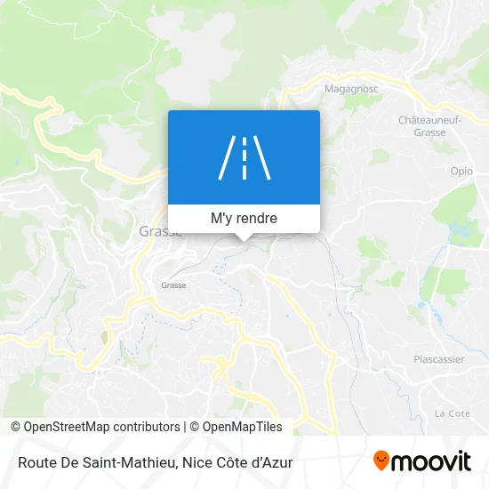 Route De Saint-Mathieu plan