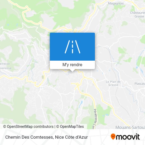Chemin Des Comtesses plan