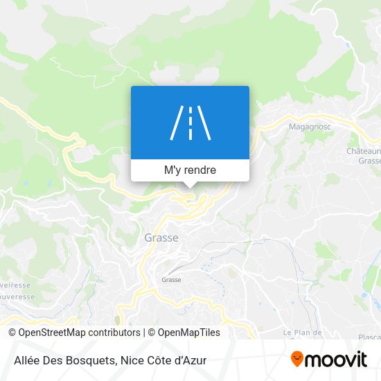 Allée Des Bosquets plan