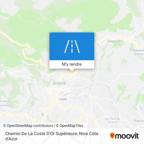 Chemin De La Coste D'Or Supérieure plan