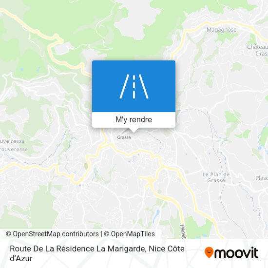 Route De La Résidence La Marigarde plan