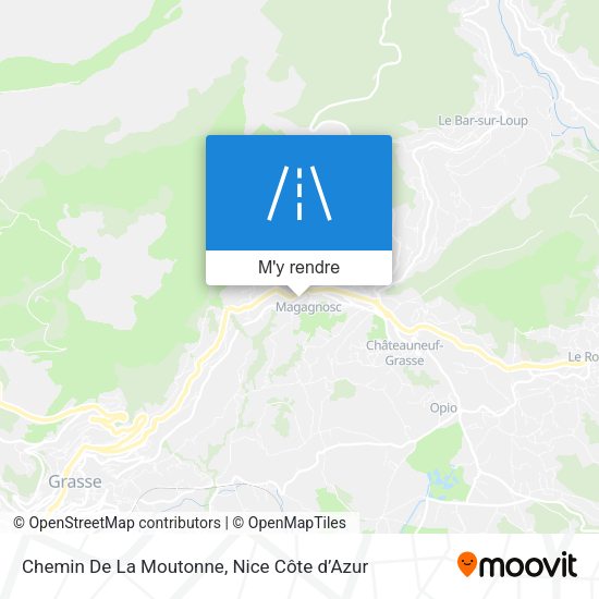Chemin De La Moutonne plan
