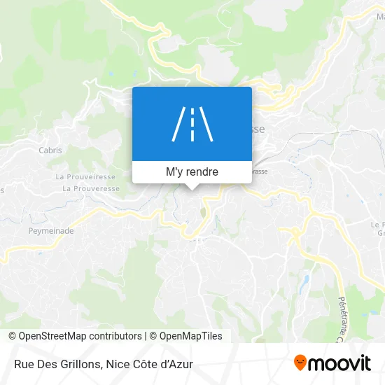 Rue Des Grillons plan