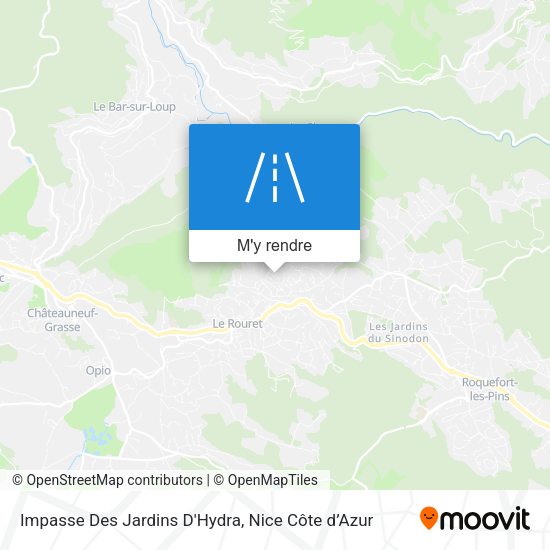Impasse Des Jardins D'Hydra plan