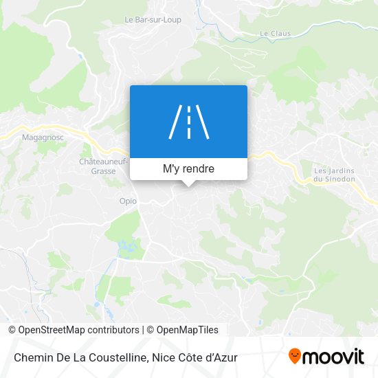 Chemin De La Coustelline plan