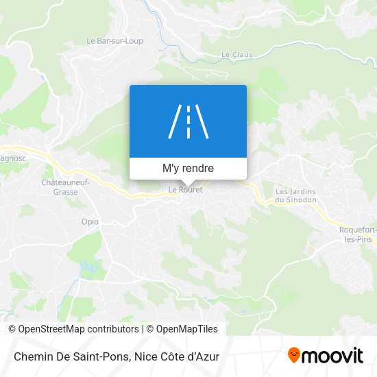 Chemin De Saint-Pons plan