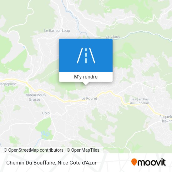 Chemin Du Bouffaïre plan