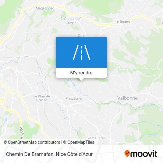Chemin De Bramafan plan
