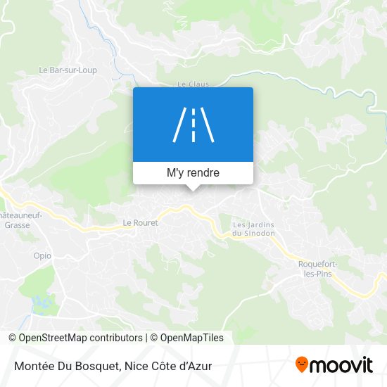 Montée Du Bosquet plan