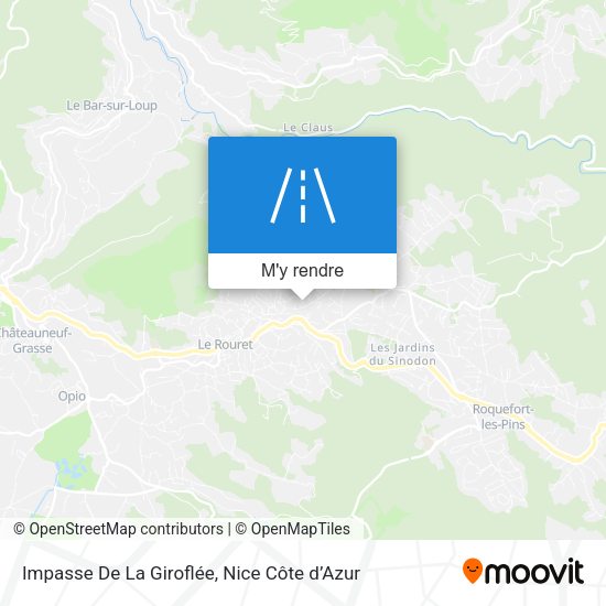 Impasse De La Giroflée plan