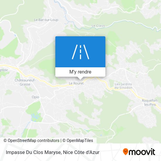 Impasse Du Clos Maryse plan