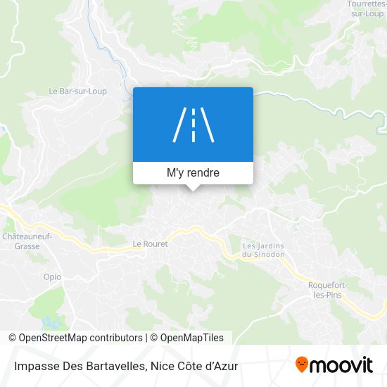Impasse Des Bartavelles plan