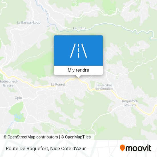 Route De Roquefort plan