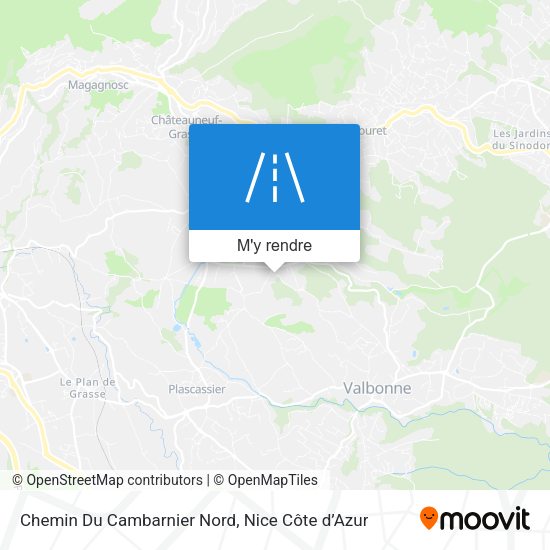 Chemin Du Cambarnier Nord plan