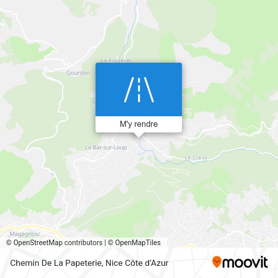 Chemin De La Papeterie plan