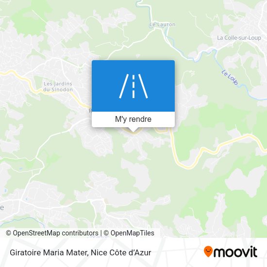 Giratoire Maria Mater plan
