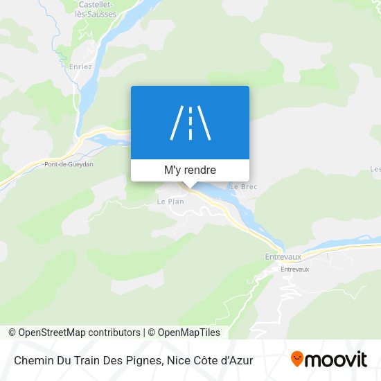 Chemin Du Train Des Pignes plan