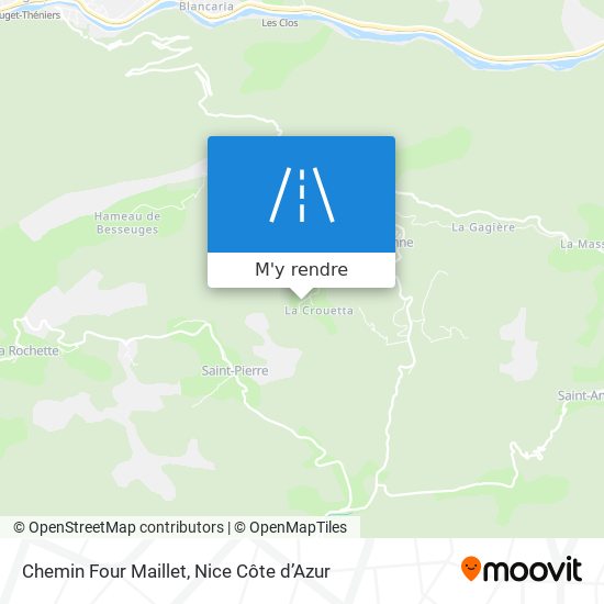 Chemin Four Maillet plan