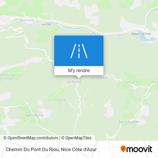 Chemin Du Pont Du Riou plan