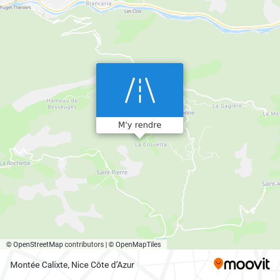Montée Calixte plan