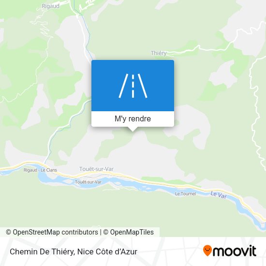 Chemin De Thiéry plan
