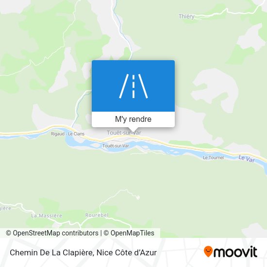 Chemin De La Clapière plan