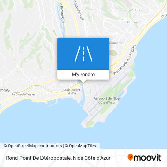 Rond-Point De L'Aéropostale plan