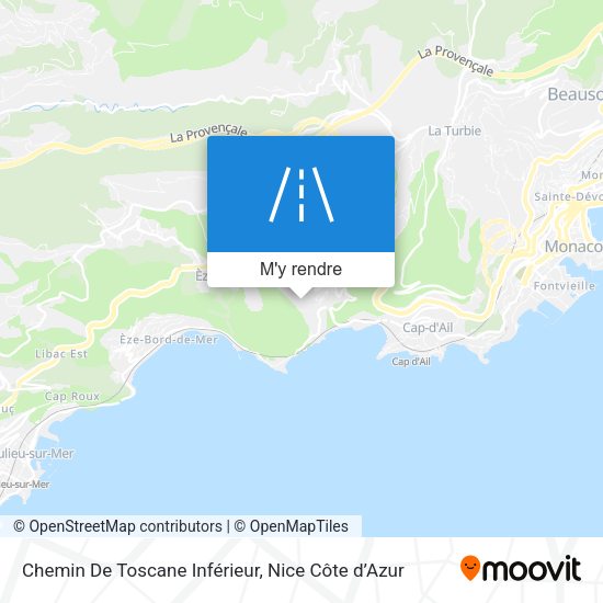 Chemin De Toscane Inférieur plan
