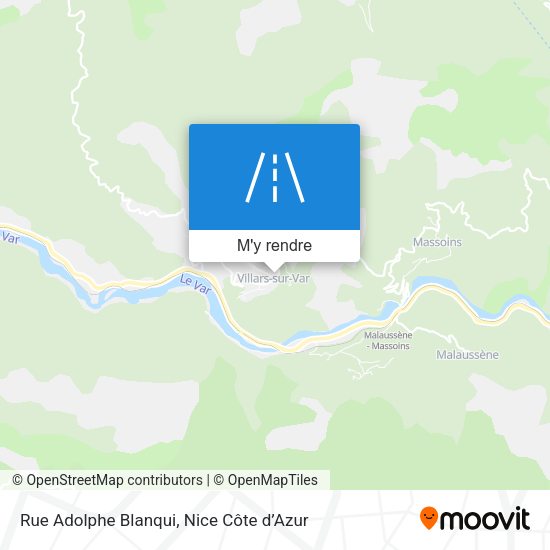 Rue Adolphe Blanqui plan