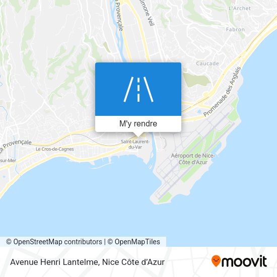 Avenue Henri Lantelme plan