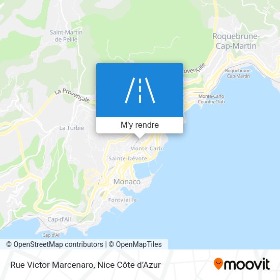 Rue Victor Marcenaro plan