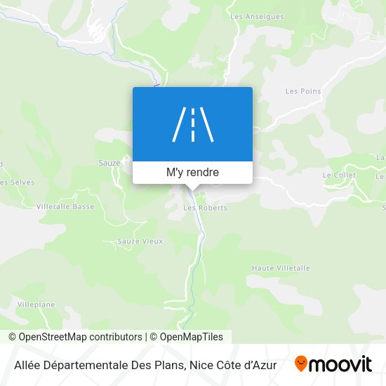 Allée Départementale Des Plans plan