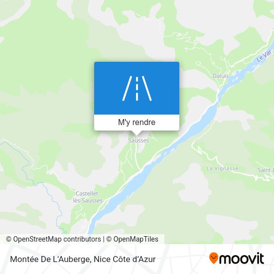Montée De L'Auberge plan