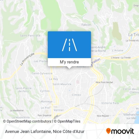 Avenue Jean Lafontaine plan