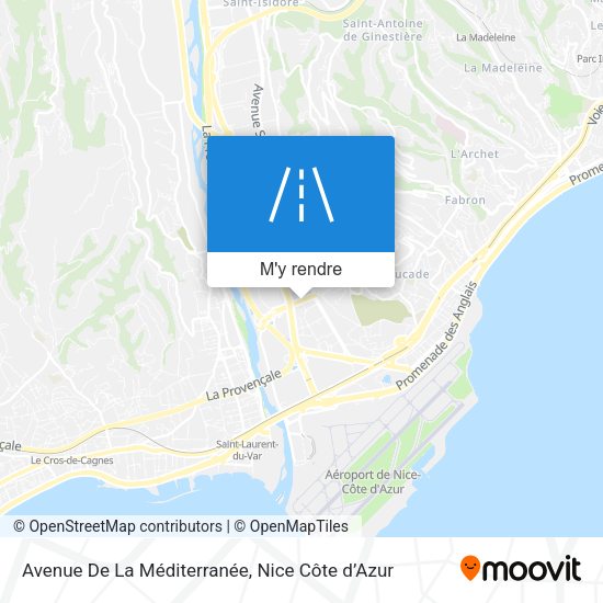 Avenue De La Méditerranée plan